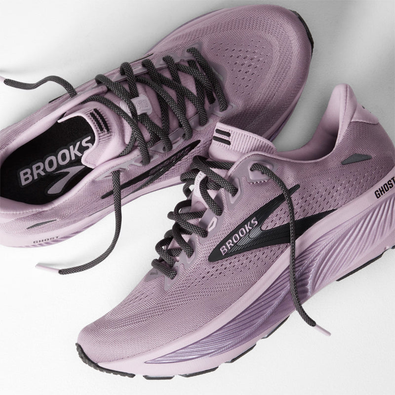 Brooks Ghost 18 Women's Running Shoe - Elderberry/Black