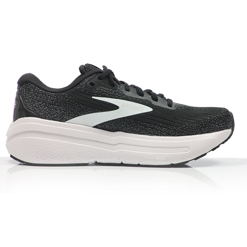 Brooks Ghost Max 2 Women's Running Shoe - Black/White/Orchid Ice