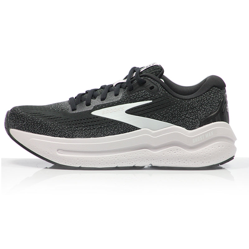 Brooks Ghost Max 2 Women's Running Shoe - Black/White/Orchid Ice