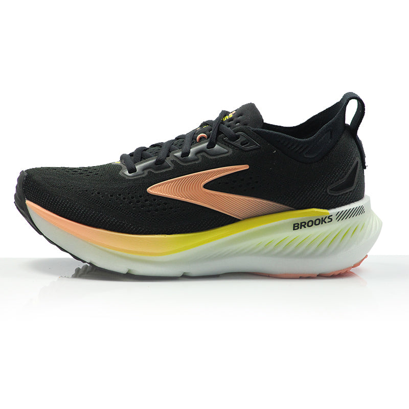 Brooks Glycerin GTS 23 Women's Running Shoe - Black/Peach/Nightlife