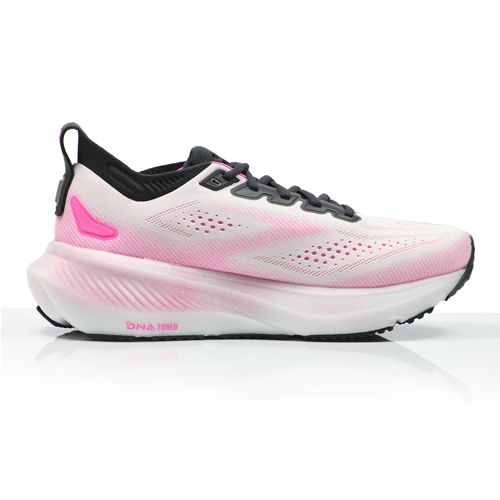 Brooks Glycerin 23 Women's Running Shoe - White/Phantom/Cyber Pink