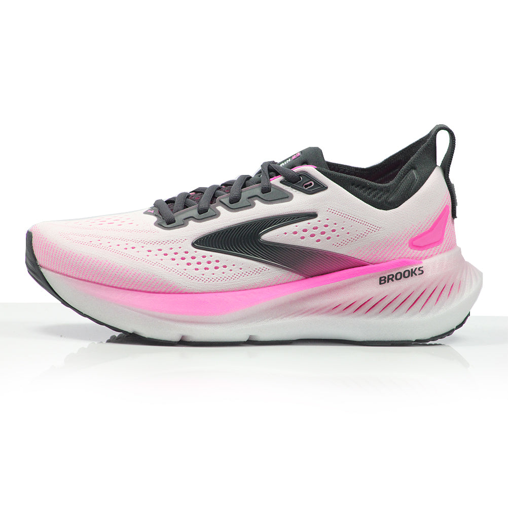 Brooks Glycerin 23 Women's Running Shoe - White/Phantom/Cyber Pink
