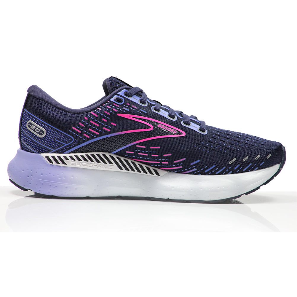 Brooks Glycerin GTS 20 Men's Running Shoe - Black/Classic Blue/Orange