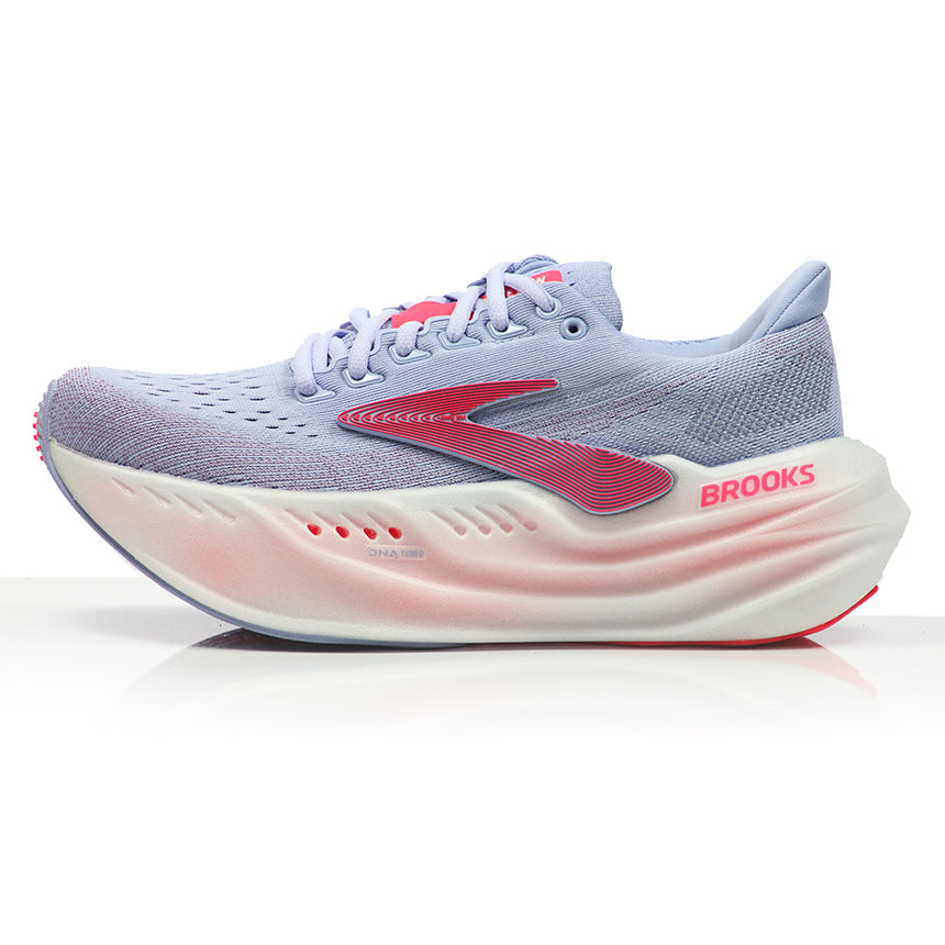 Brooks Glycerin Max Women's Running Shoe - Blue Heron/Diva Pink/White