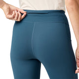 Brooks Thermal Reflective Women's Running Tight - Indigo/Reflective