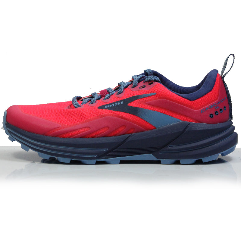 Brooks Cascadia 16 Women's Trail Shoe - Pink/Flambe/Cobalt