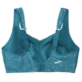 Brooks Drive Convertible Run Sports Bra - Lagoon/Speckle Print