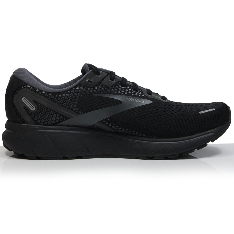 Brooks Ghost 14 Men's Running Shoe - Black/Black/Ebony