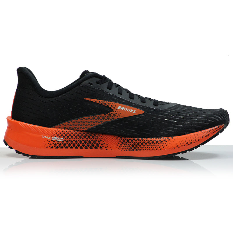 Brooks Hyperion Tempo Men's Running Shoe - Black/Flame/Grey