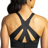 Brooks Drive Interlace Run Sports Bra - Black