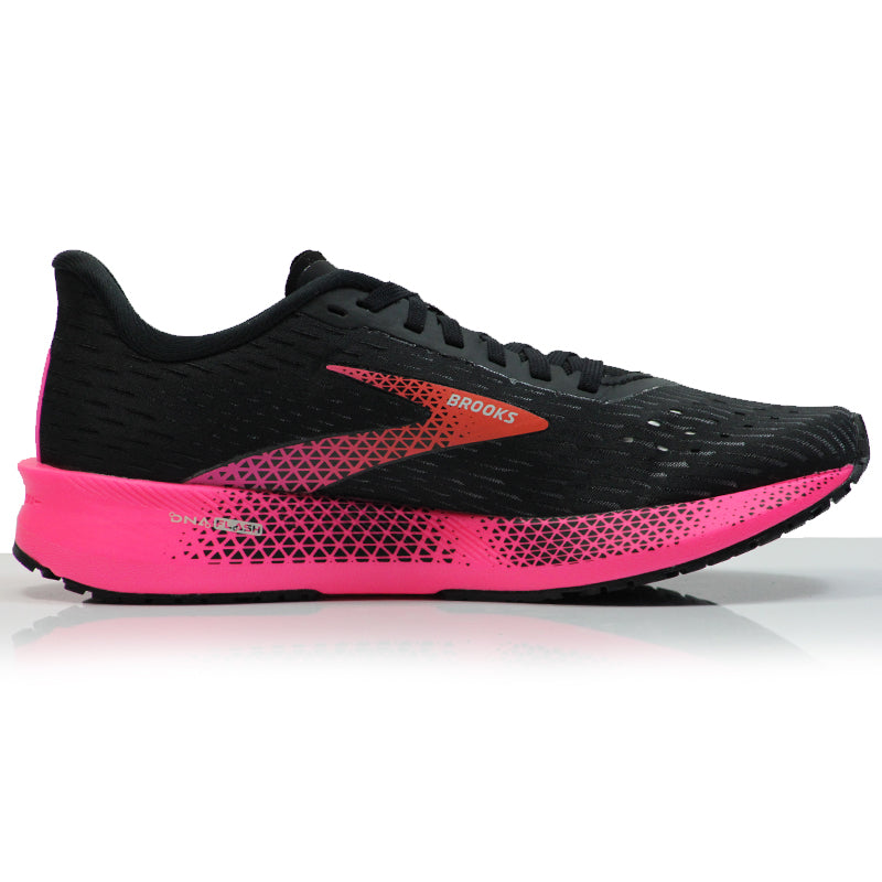 Brooks Hyperion Tempo Women's Running Shoe - Black/Pink/Hot Coral