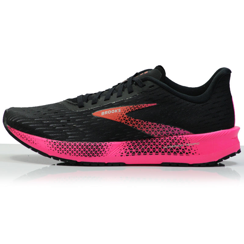 Brooks Hyperion Tempo Women's Running Shoe - Black/Pink/Hot Coral