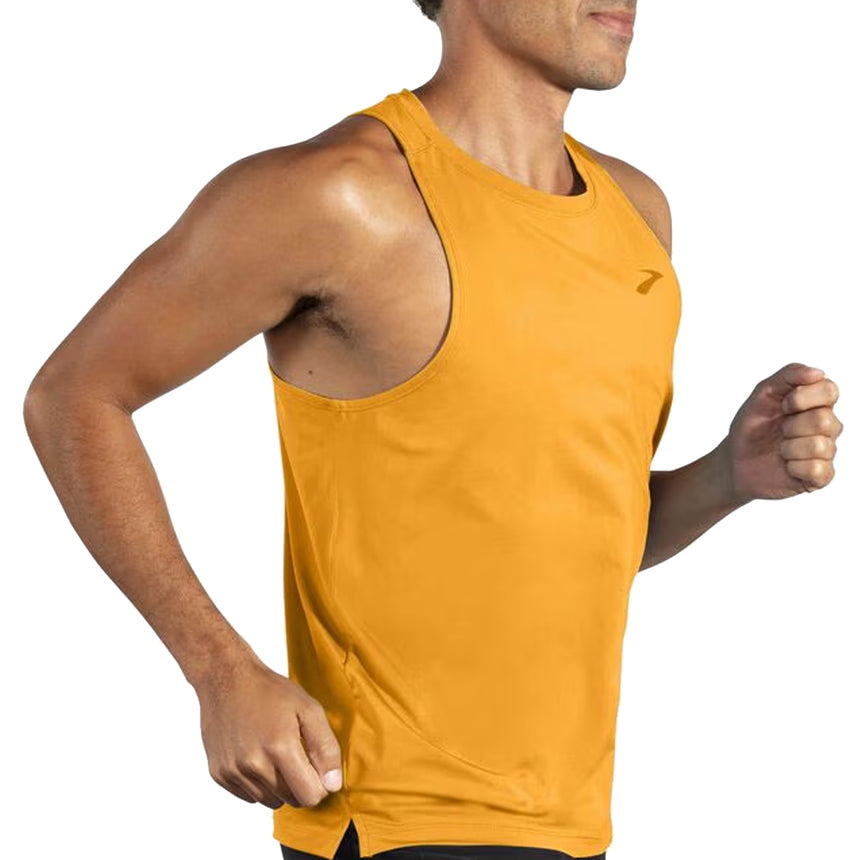 Brooks Atmosphere 2.0 Men's Running Vest - Orange Pop/Tempo Print