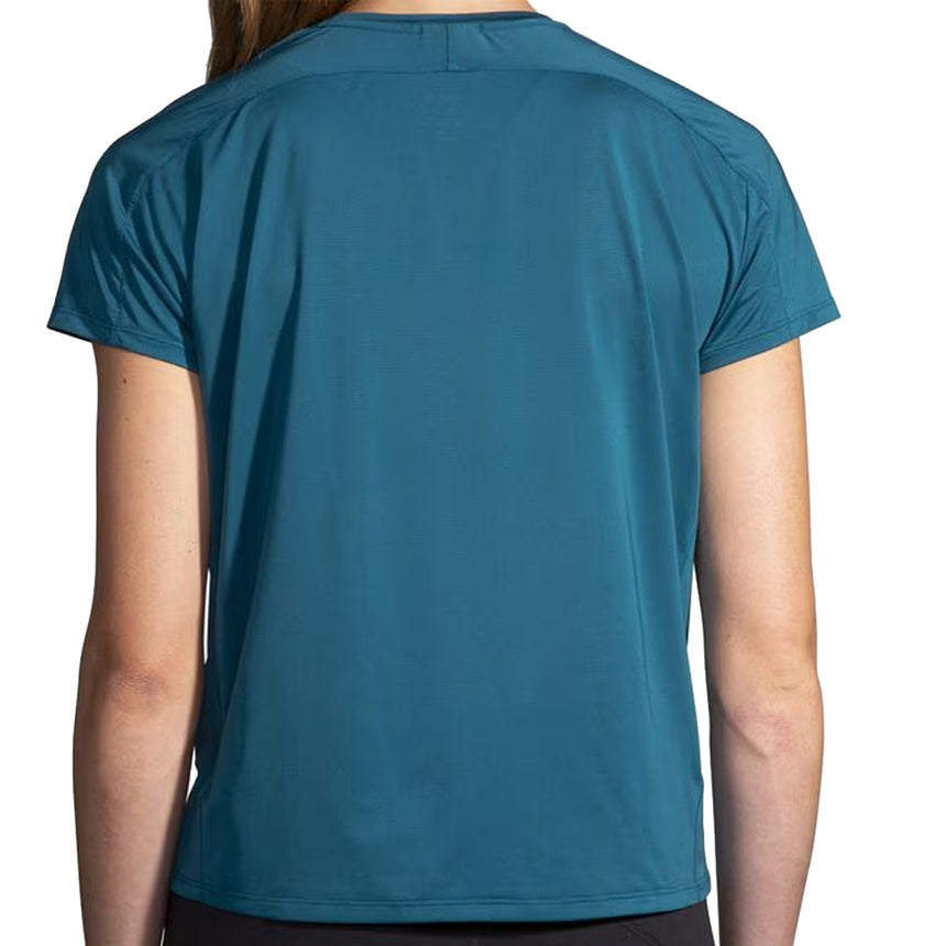 Brooks Sprint Free 2.0 Short Sleeve Women's Running Tee - Moroccan Blue