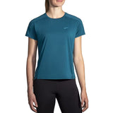 Brooks Sprint Free 2.0 Short Sleeve Women's Running Tee - Moroccan Blue