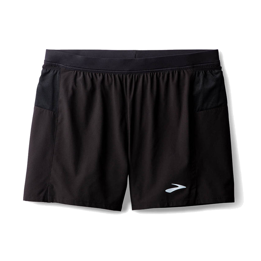 Brooks Journey 5inch Men's Running Short - Black/Black