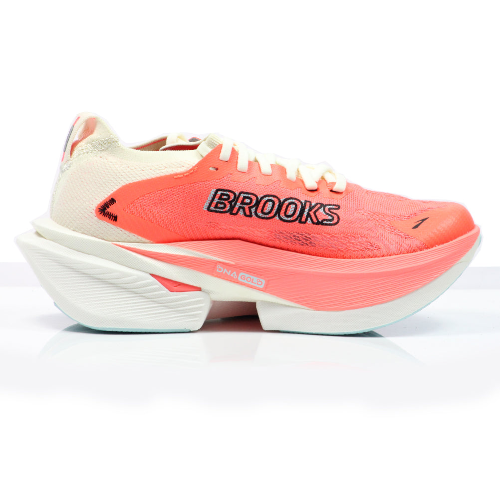 Brooks Hyperion Max 3 Women's Running Shoe - Coconut/Fiery Coral/Atomizer