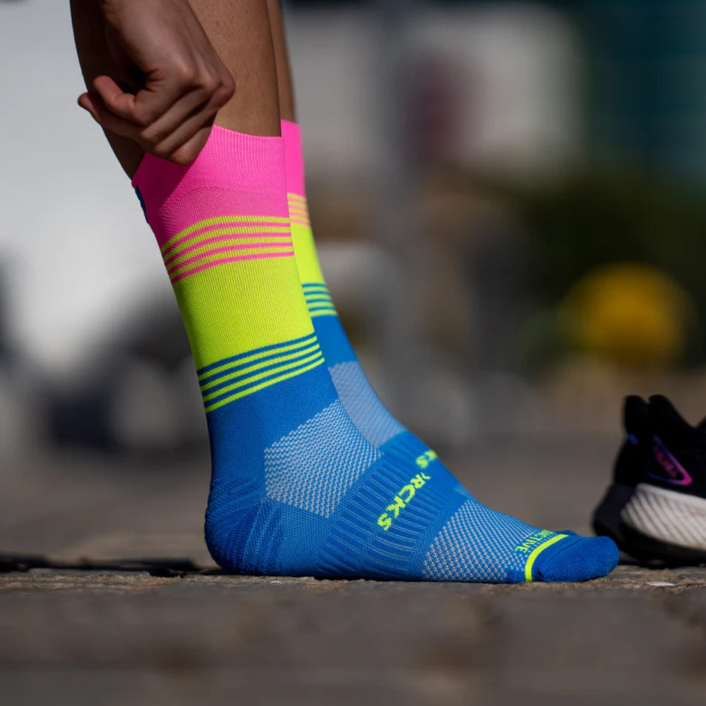 Sporcks Fartlek Running Crew Sock - Fartlek Pink