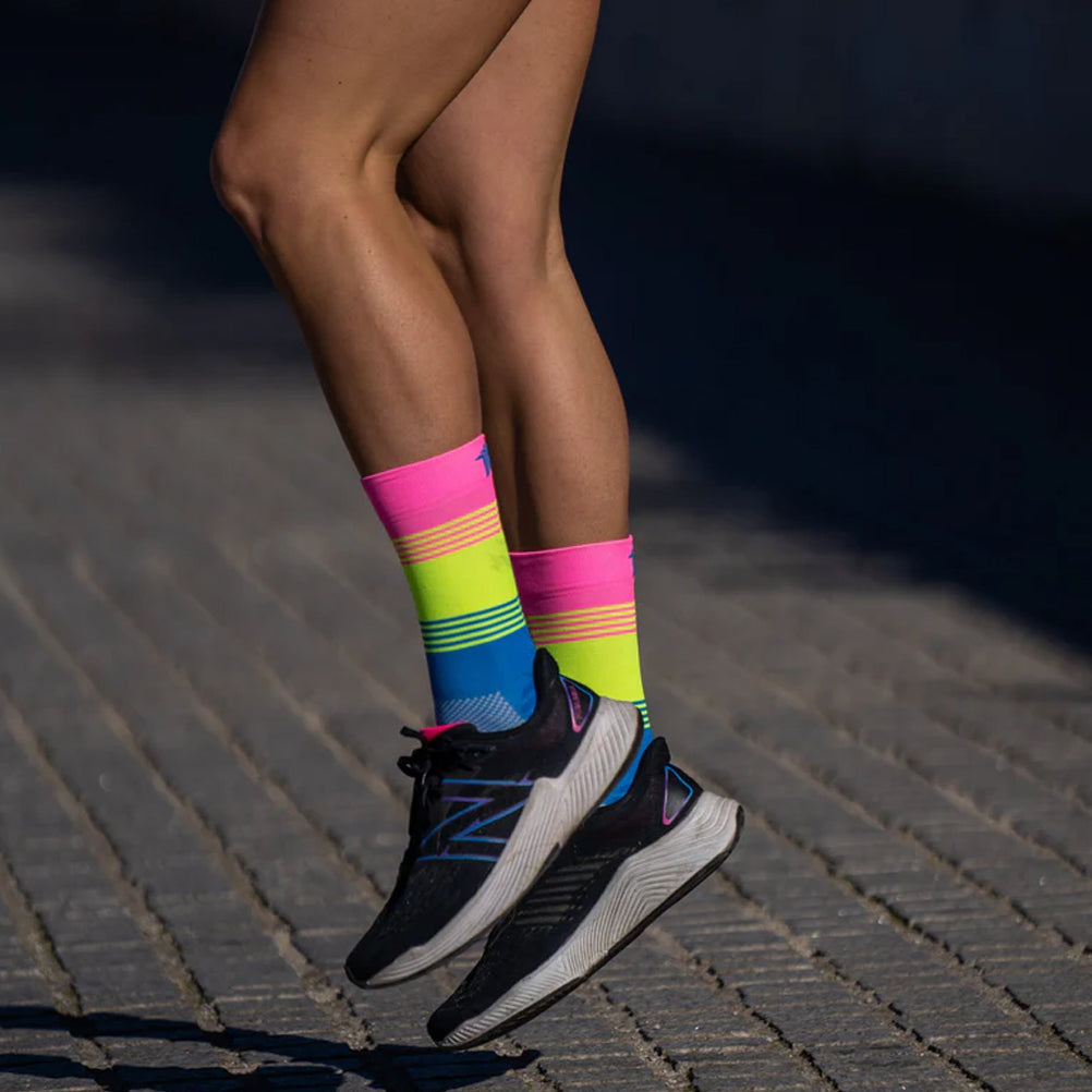 Sporcks Fartlek Running Crew Sock - Fartlek Pink