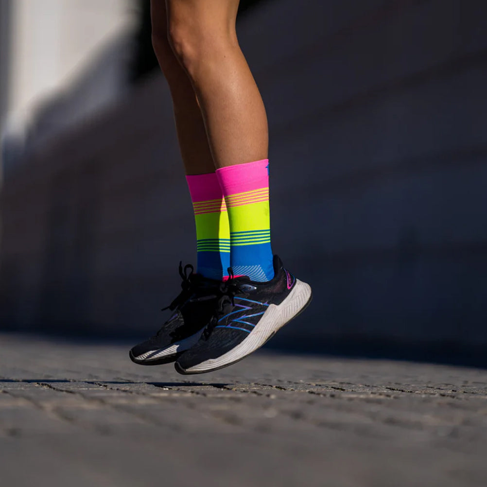 Sporcks Fartlek Running Crew Sock - Fartlek Pink