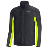 GRW-Mens-R3-GTX-Partial-Jacket-Black-Neon-yellow-Front
