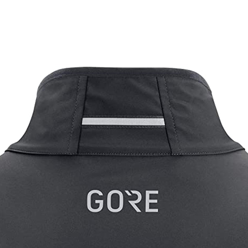 GRW-Mens-R3-GTX-Partial-Jacket-Black-Neon-yellow-back-of-neck