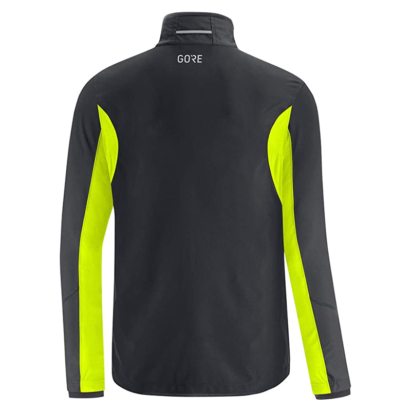 GRW-Mens-R3-GTX-Partial-Jacket-Black-Neon-yellow-back