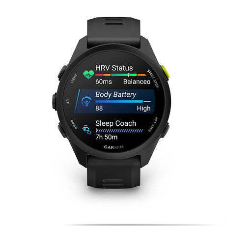Garmin Forerunner 70 Black Front 2