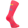 Sporcks Girls Can Do Crew Running Sock  - Diva Pink