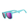Goodr Electric Dinotopia Carnival Sunglasses - Teal/Purple