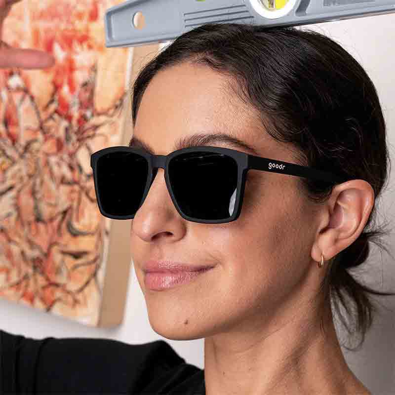 Goodr Get On My Level Sunglasses - Black