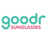 Goodr Electric Dinotopia Carnival Sunglasses - Teal/Purple