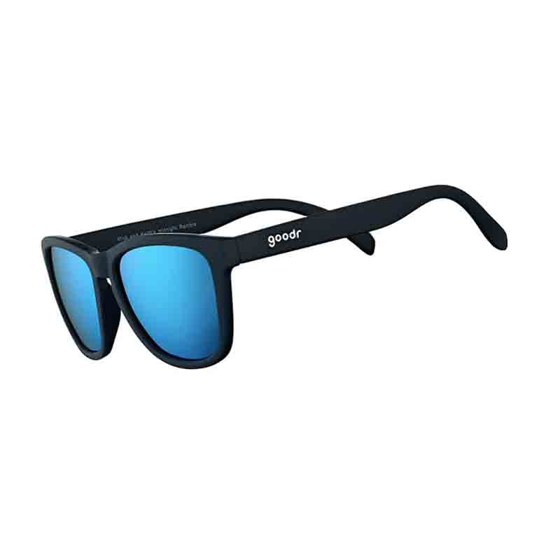 Goodr Mick and Keith's Midnight Ramble Sunglasses - Black/Blue