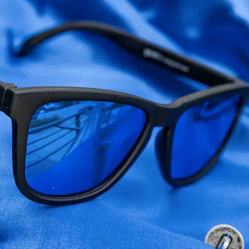 Goodr Mick and Keith's Midnight Ramble Sunglasses - Black/Blue