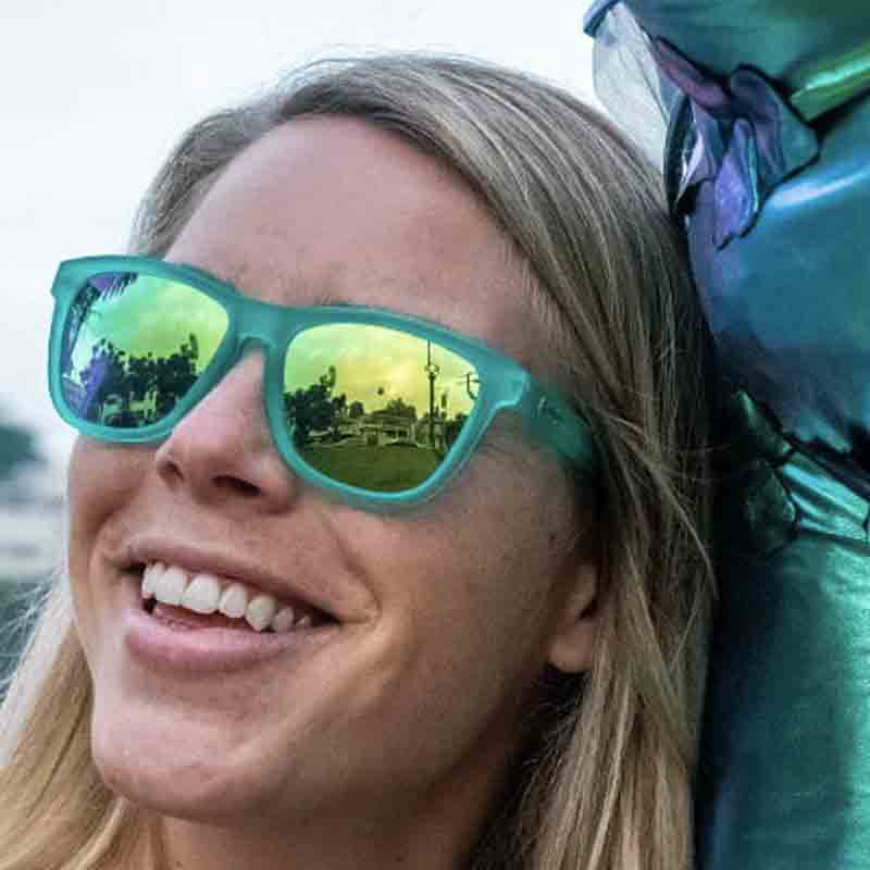 Goodr Nessy's Midnight Orgy Sunglasses - Teal