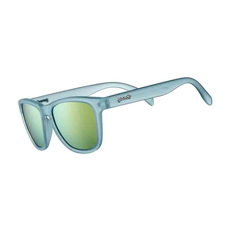 Goodr Sunbathing With Wizards Sunglasses - Blue/Gold