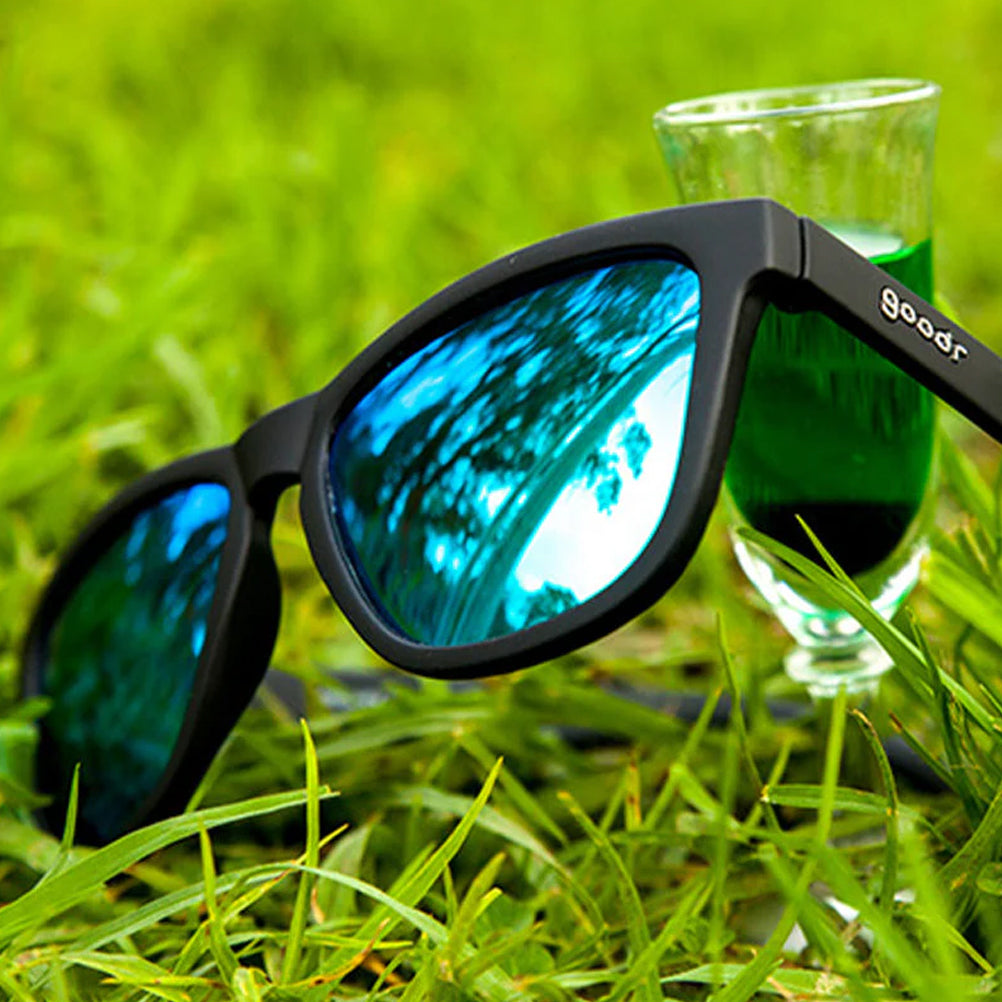 Goodr Vincent's Absinthe Night Terrors Sunglasses - Black/Blue