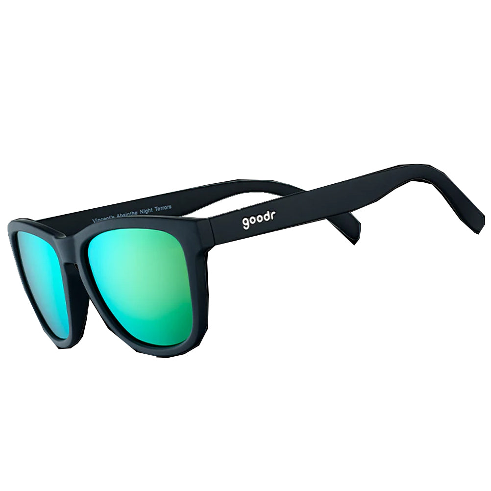 Goodr Vincent's Absinthe Night Terrors Sunglasses - Black/Blue