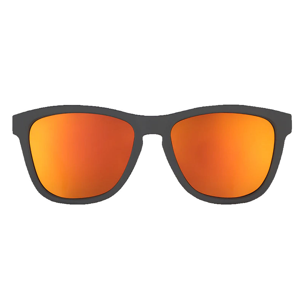 Goodr Whiskey Shots with Satan Sunglasses - Black