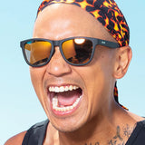 Goodr Whiskey Shots with Satan Sunglasses - Black