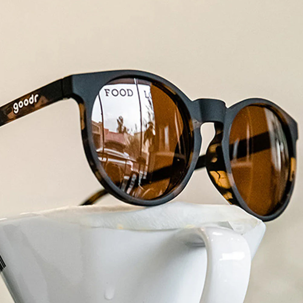 Goodr Nine Dollar Pour Over Sunglasses - Tortoiseshell