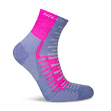 Hilly Active Anklet Women's Running Sock - Lilac/Pink