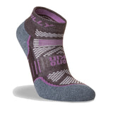 Hilly Supreme Max Cushioning Quarter Running Sock - Cocoa/Heather