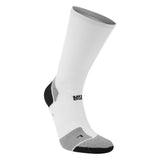 Hilly Marathon Fresh Crew Men's Running Sock - White/Grey