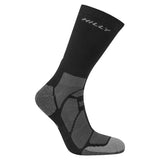 Hilly Marathon Fresh Crew Men's Running Sock - Black/Grey