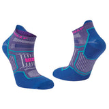 Hilly Twin Skin Socklet Running Sock - Grape/Blue