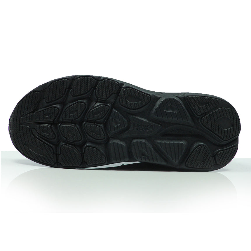 Hoka Clifton 11 Wide Fit Men's Running Shoe - Black/Black
