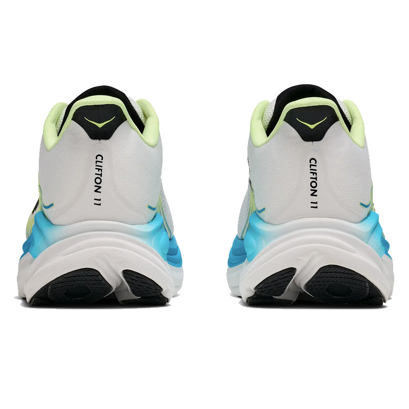 Hoka Clifton 11 Wide Fit Men's Running Shoe - Frost/Black