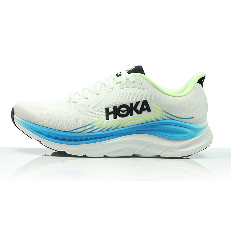 Hoka Clifton 11 Wide Fit Men's Running Shoe - Frost/Black