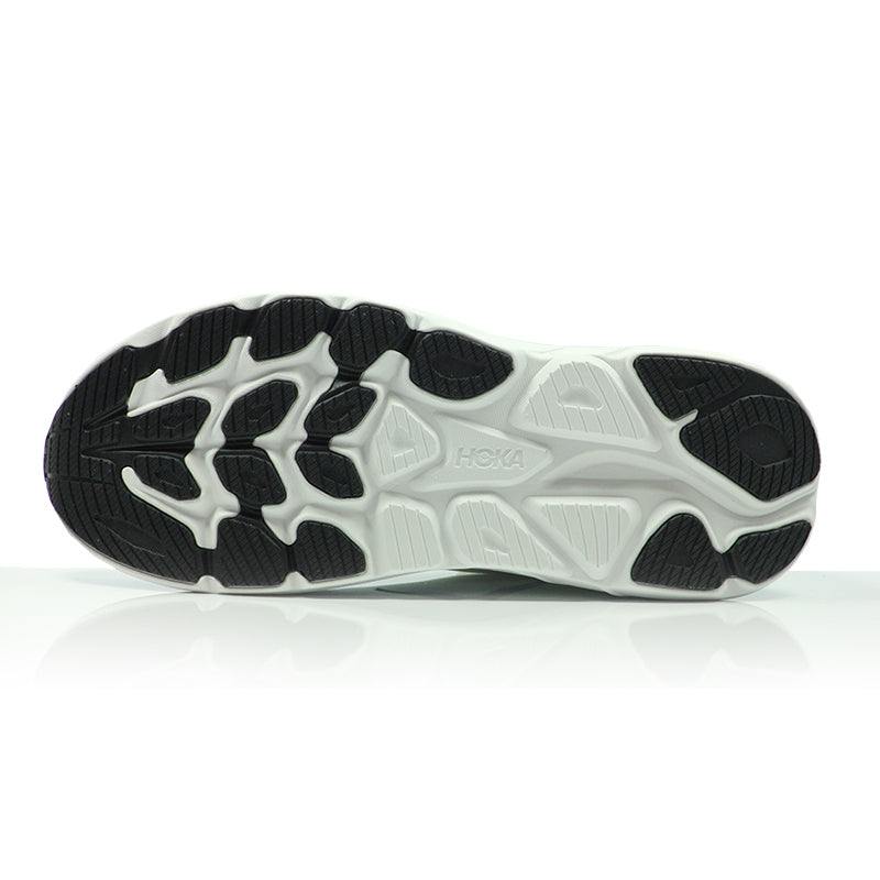 Hoka Clifton 11 Wide Fit Men's Running Shoe - Frost/Black
